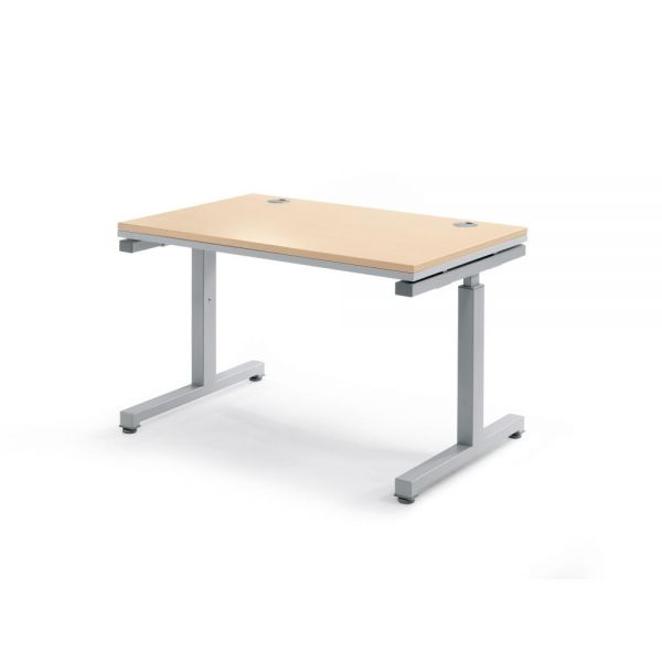 Schreibtisch Rechteck Comfort MULTI 2.0 120x80x68-82 cm
