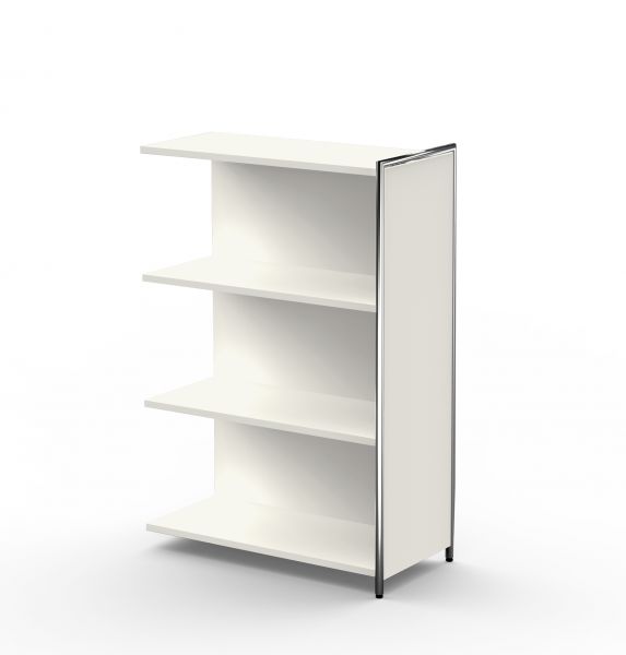 Sideboard / Raumteiler 3 OH, Artline, 78x38x115cm, Weiß