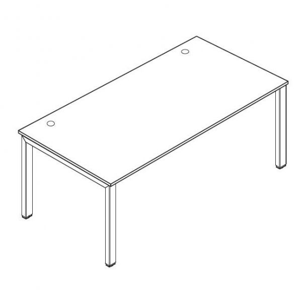 Schreibtisch MULTI 4 COMFORT 80x80x62-82 cm