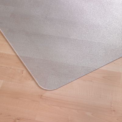 Bodenschutzmatte, 120 x 90 cm, rechteckig mit Lippe, transparent
