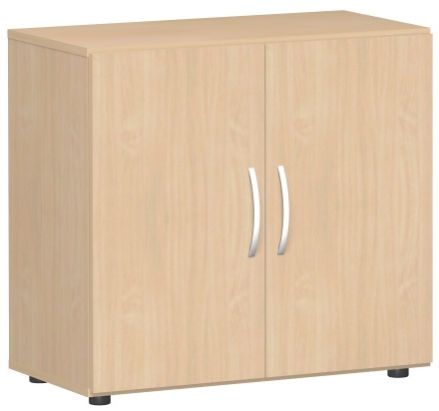 Flügeltürenschrank mit Standfüßen, 80x42x75cm, Buche