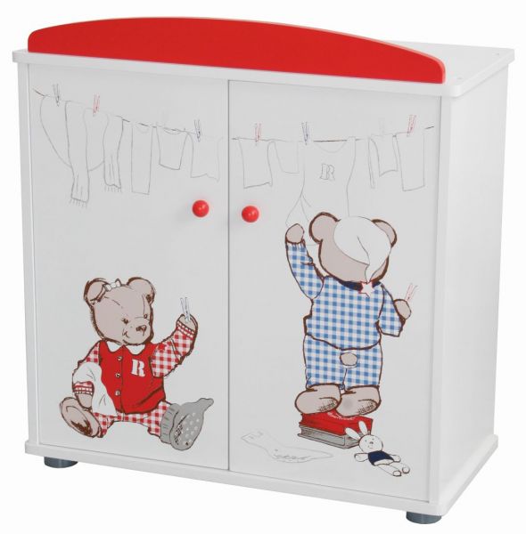 Teddy College / Puppenkleiderschrank / Weiß