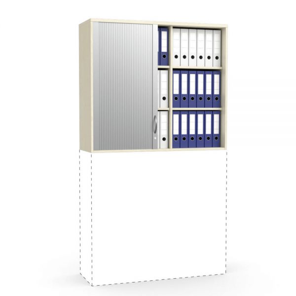 Rollladen-Aufsatzschrank MULTI M 120x105x42 cm