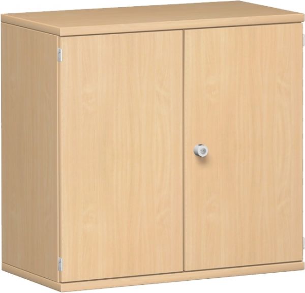 Flügeltürenschrank, 80x42x77cm, Buche