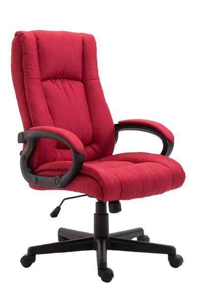 Bürostuhl XL Sparta Stoff, Rot