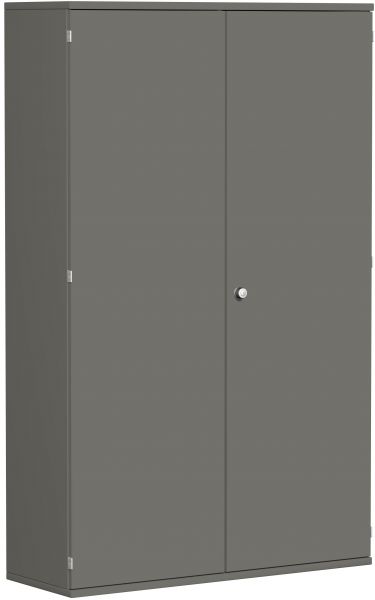 Garderobenschrank mit ausziehbarem Garderobenhalter, 120x42x192cm, Graphit