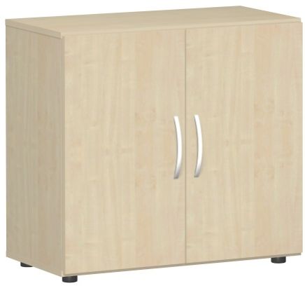 Flügeltürenschrank mit Standfüßen, 80x42x75cm, Ahorn