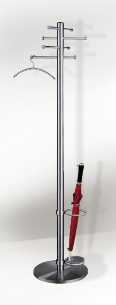 Garderobenständer Arte 180cm (Optional mit Schirmhalter und Tropfmulde)