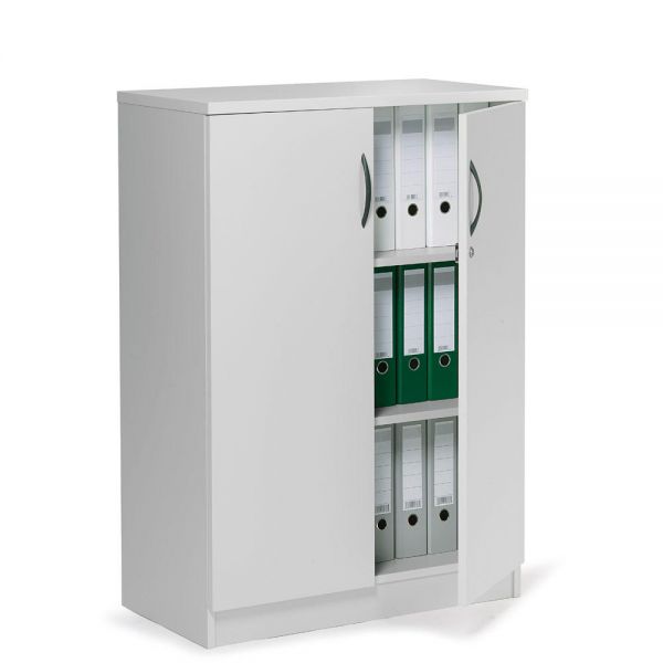 Flügeltürenschrank MULTI M 80x114,5x42 cm, Lichtgrau