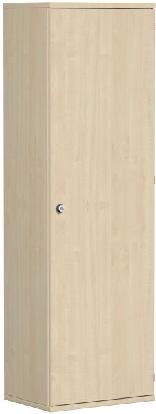 Garderobenschrank mit ausziehbarem Garderobenhalter, 60x42x192cm, Ahorn