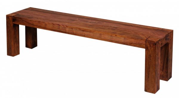 Esszimmer Sitzbank, Landhaus - Stil, Massiv-Holz, Sheesham ,160 x 45 x 35 cm