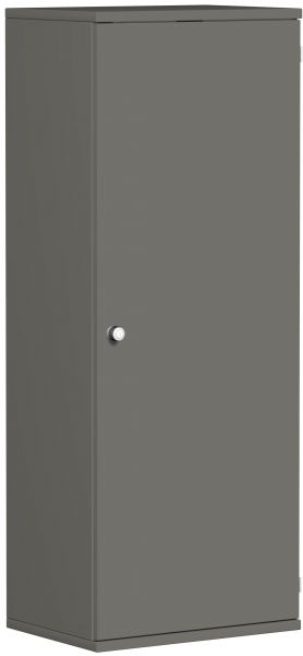 Garderobenschrank mit ausziehbarem Garderobenhalter, 60x42x154cm, Graphit