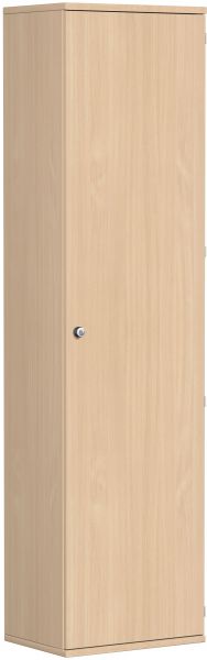 Garderobenschrank mit ausziehbarem Garderobenhalter, 60x42x230cm, Buche