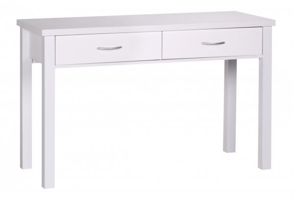 Schreibtisch Sam Weiß mit 2 Schubladen 120 cm