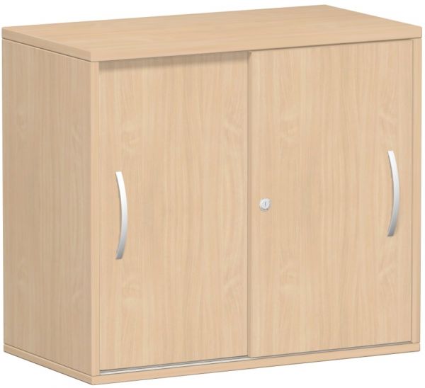 Anstell-Schiebetürenschrank Oberboden 25 mm, 80x42x72cm, Buche Buche