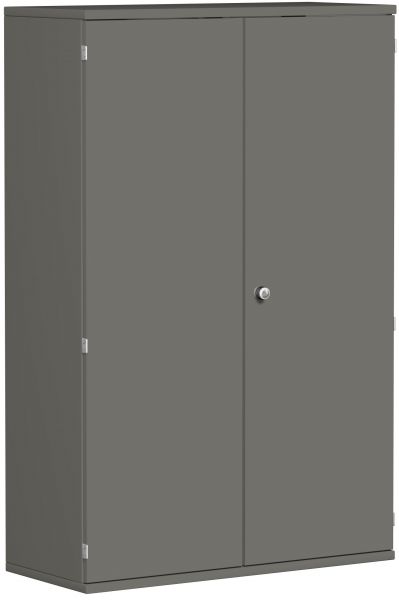 Garderobenschrank mit ausziehbarem Garderobenhalter, 100x42x154cm, Graphit