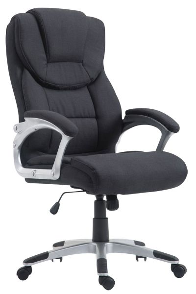 Bürostuhl Texas V2 Stoff, Schwarz