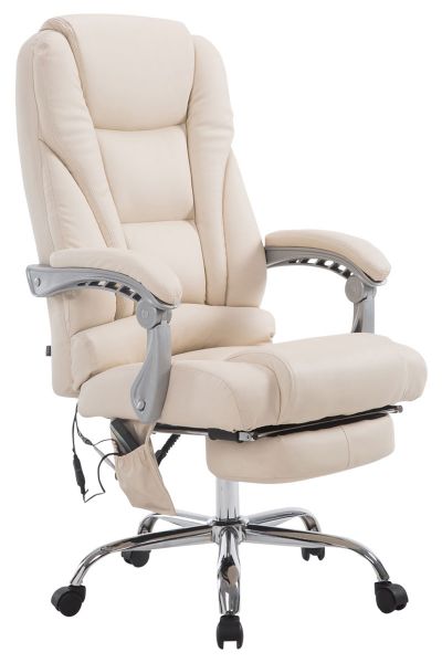 Bürostuhl Pacific mit Massagefunktion, creme