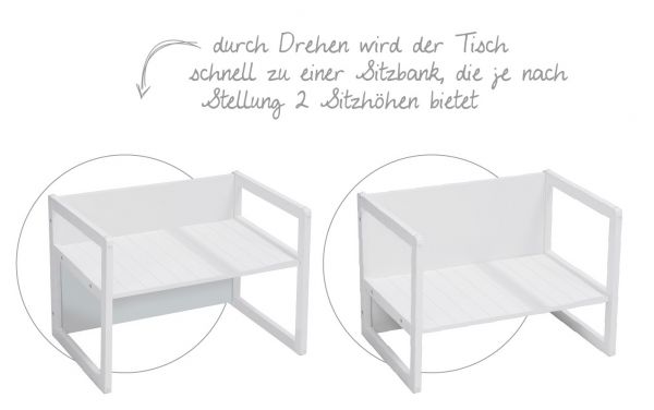 Sitzbank / Tisch / Holz