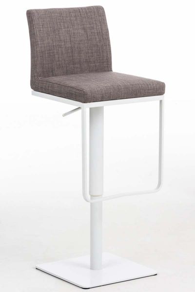 Barhocker Panama W Stoff, grau