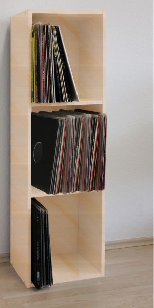 Schallplatten-Regal "Platto" - Buche