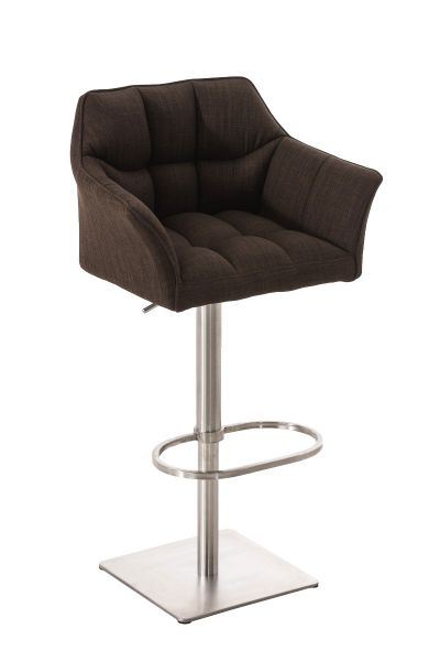 Barhocker Damaso E Stoff, braun