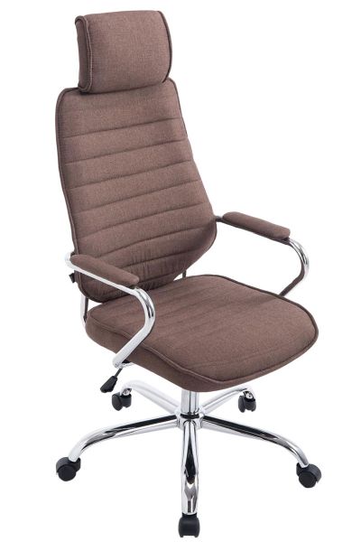 Bürostuhl Rako Stoff, braun