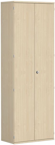Garderobenschrank mit ausziehbarem Garderobenhalter, 80x42x230cm, Ahorn