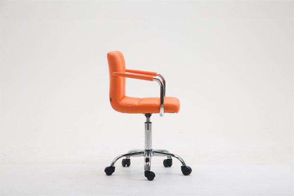 Bürostuhl Lucy V2 Kunstleder, orange
