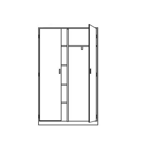 Flügeltürenschrank CONCEPT MODUL 120x190x42 cm