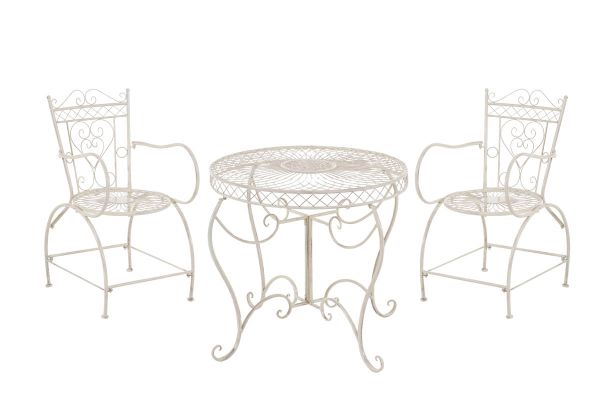Sitzgruppe Sheela, antik-creme