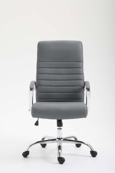Bürostuhl Valais Kunstleder, grau