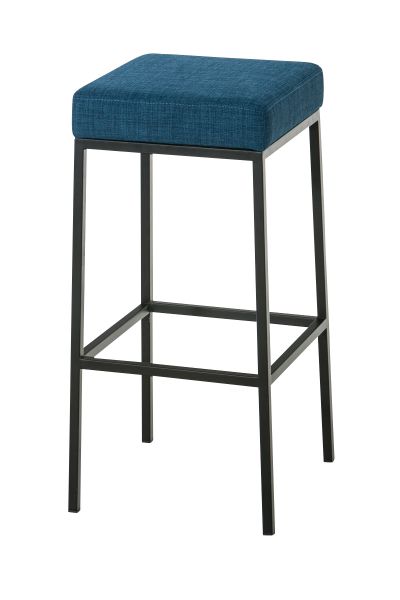 Barhocker Montreal B85 Stoff, blau