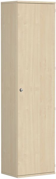 Garderobenschrank mit ausziehbarem Garderobenhalter, 60x42x230cm, Ahorn