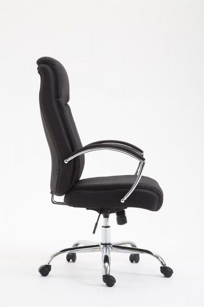 Bürostuhl Vaud Stoff, schwarz