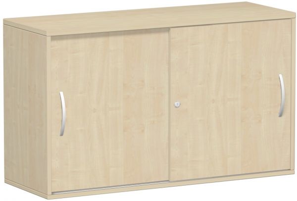 Anstell-Schiebetürenschrank Oberboden 25 mm, 120x42x72cm, Ahorn Ahorn