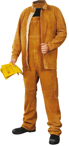 BURY BROWN - Schweisser-Latzhose
