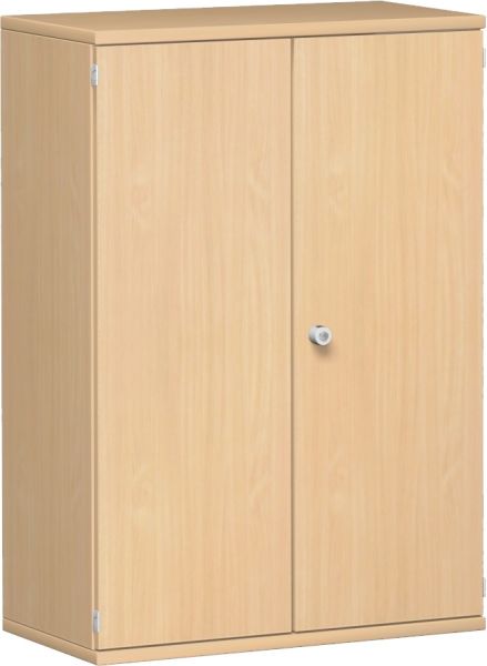 Flügeltürenschrank, 80x42x115cm, Buche