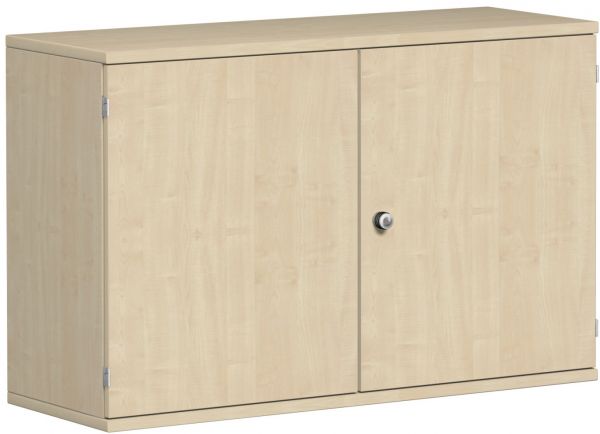 Flügeltürenschrank, 100x42x77cm, Ahorn