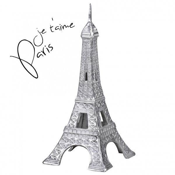 Deko Eifelturm Tower Paris Farbe Silber
