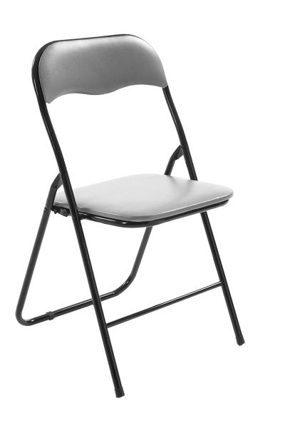 Klappstuhl Felix, grau / schwarz