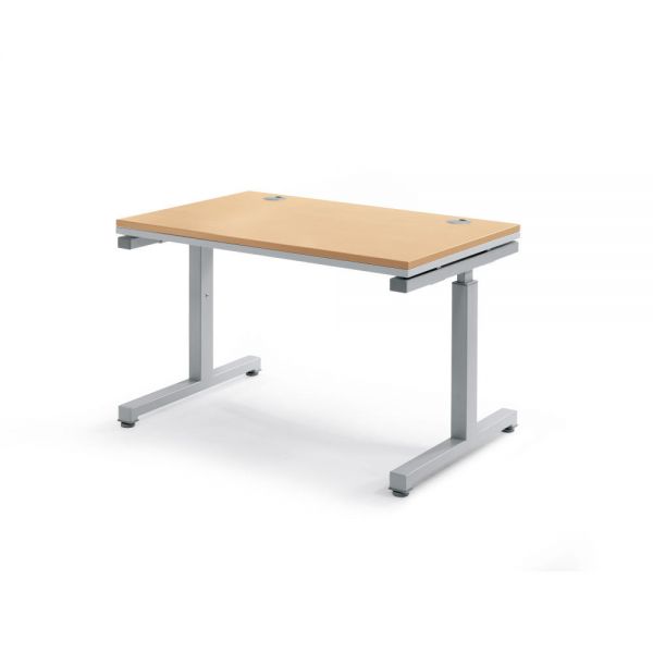 Schreibtisch Rechteck Comfort MULTI 2.0 120x80x68-82 cm