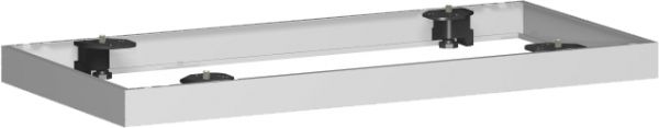 Metallsockel für Querrollladenschrank, 80x5cm, Silber