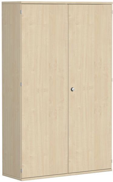 Garderobenschrank mit ausziehbarem Garderobenhalter, 120x42x192cm, Ahorn