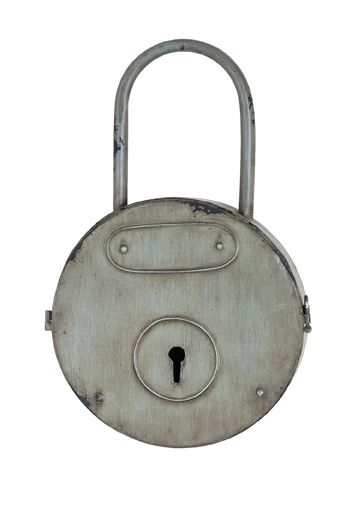 Schlüsselkasten, vintage, Metall, 27x8x44cm