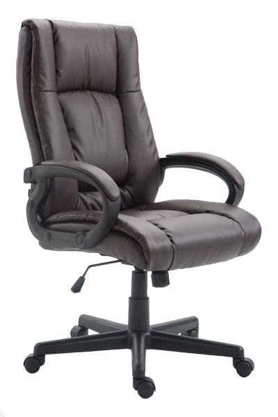 Bürostuhl XL Sparta Kunstleder, Braun