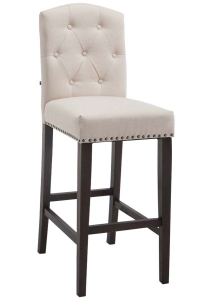 Barhocker Louise Stoff antik, creme