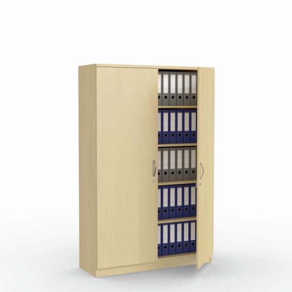 Flügeltürenschrank MULTI M 120x183,5x42 cm, Buche