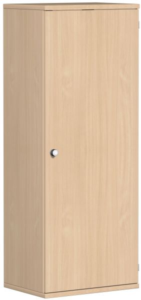 Garderobenschrank mit ausziehbarem Garderobenhalter, 60x42x154cm, Buche