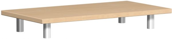 Aufsatzplatte, 80x42x11cm, Buche